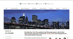 Desktop Screenshot of msnhlaw.com